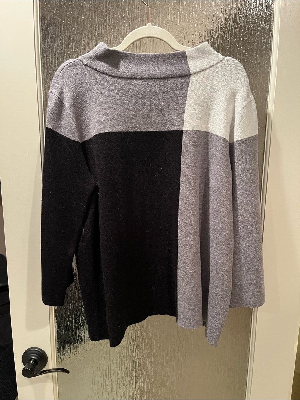 Joseph Ribkoff  Black and Gray Women's Sweater - Comfortable Knit Pullover